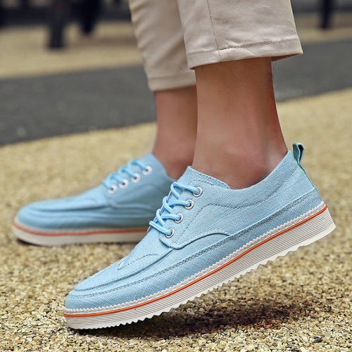 Chaussures de tennis homme jeunesse, 18-40 ans, pour printemps - loisir semelle caoutchouc Ref 975909