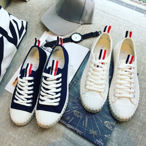 Chaussures de tennis homme jeunesse, 18-40 ans, pour été - tendance des jeunes semelle caoutchouc Ref 976147