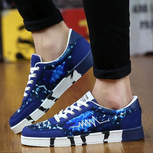 Chaussures de tennis homme jeunesse, 18-40 ans, pour printemps - tendance des jeunes semelle caoutchouc Ref 976309