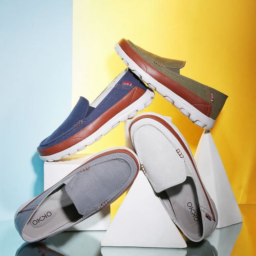 Chaussures de tennis homme OKKO pour printemps - loisir Ref 976395