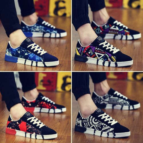 Chaussures de tennis homme jeunesse, 18-40 ans, FLOWLLORSS pour printemps - semelle caoutchouc Ref 976537