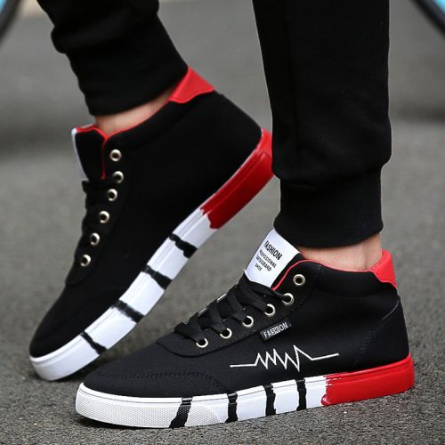 Chaussures de tennis homme jeunesse, 18-40 ans, pour printemps - tendance des jeunes semelle caoutchouc Ref 976658