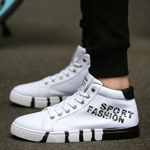 Chaussures de tennis homme jeunesse, 18-40 ans, pour printemps - tendance des jeunes semelle caoutchouc Ref 976664