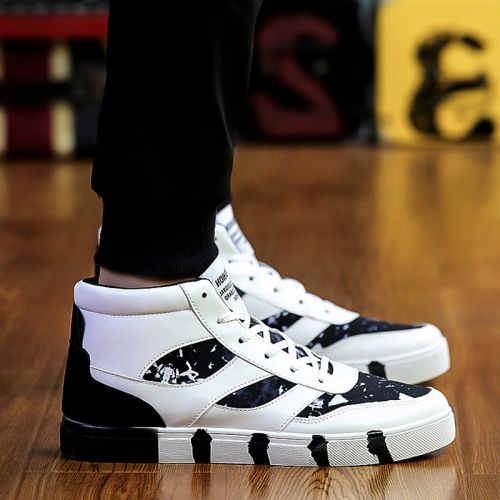 Chaussures de tennis homme jeunesse, 18-40 ans, pour printemps - tendance des jeunes semelle caoutchouc Ref 979182