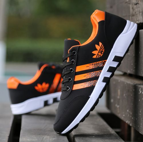 Chaussures de tennis homme jeunesse, 18-40 ans, pour printemps - tendance des jeunes semelle caoutchouc Ref 979390