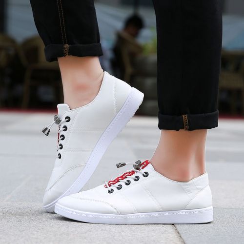 Chaussures de tennis homme jeunesse, 18-40 ans, pour printemps - tendance des jeunes semelle caoutcho