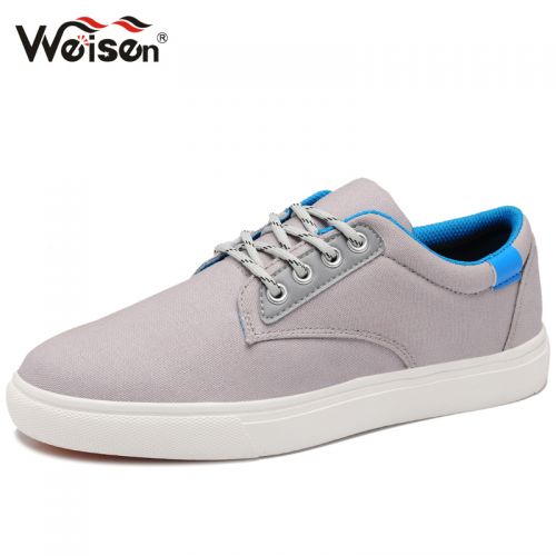 Chaussures de tennis homme jeunesse, 18-40 ans, WEI SEN pour printemps - loisir semelle caoutchouc Ref 980122
