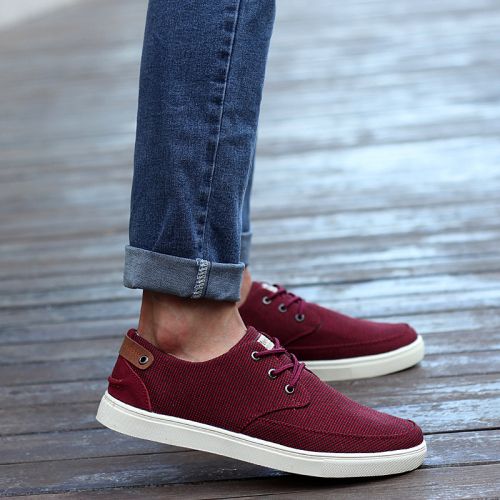 Chaussures de tennis homme jeunesse, 18-40 ans, pour printemps - loisir semelle caoutchouc Ref 980359