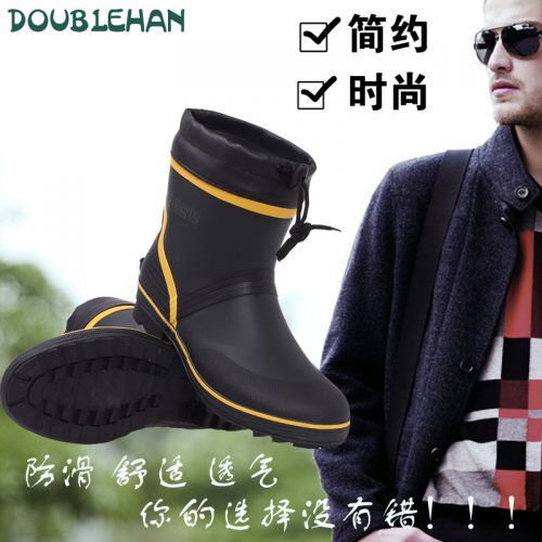 Chaussures en caoutchouc jeunesse, 18-40 ans et Moyen-âge DOUBLE HAN - Ref 941427