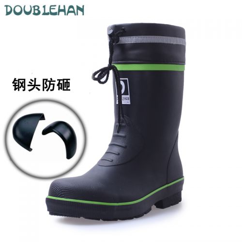 Chaussures en caoutchouc jeunesse, 18-40 ans et Moyen-âge DOUBLE HAN - Ref 941586