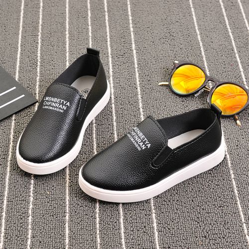 Chaussures enfants en similicuir ronde pour printemps - semelle caoutchouc Ref 1002882