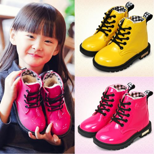 Chaussures enfants en PU ronde pour printemps - semelle caoutchouc Ref 1002896
