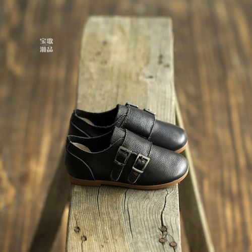 Chaussures enfants en cuir JUSTCOOL ronde pour printemps - semelle Ref 1003004