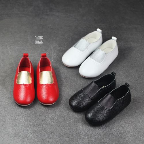 Chaussures enfants en cuir JUSTCOOL ronde coutures pour printemps - semelle Ref 1003016