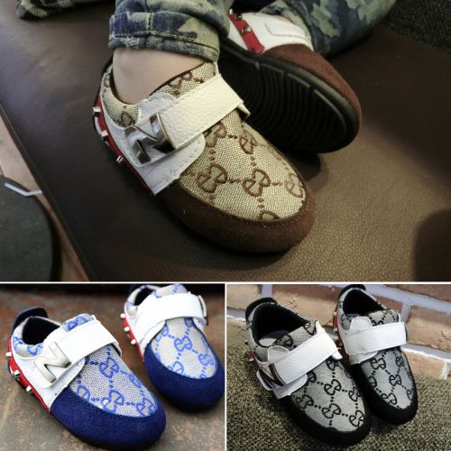 Chaussures enfants en de vache, Nubuck, ronde pour printemps - semelle caoutchouc Ref 1003026