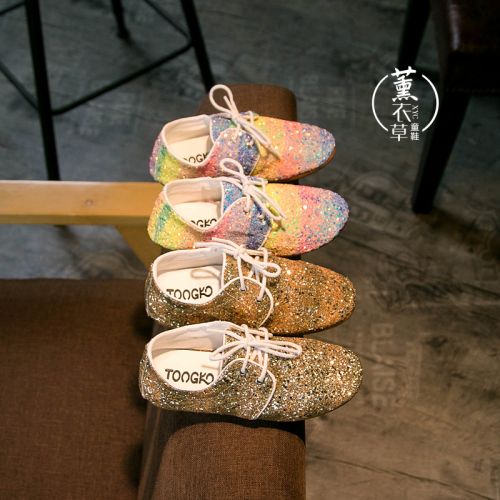 Chaussures enfants ronde pour printemps - semelle caoutchouc Ref 1003133