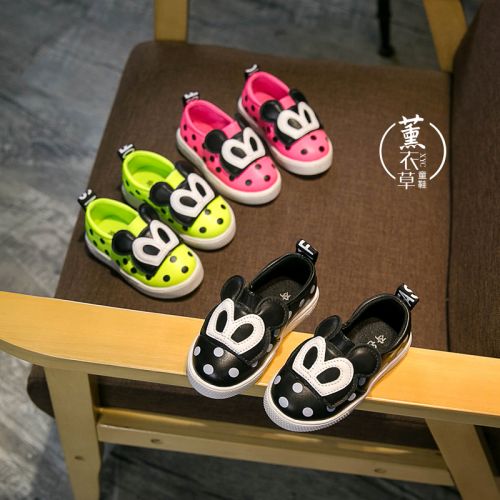 Chaussures enfants en cuir synthétique ronde pour printemps - semelle caoutchouc Ref 1003150