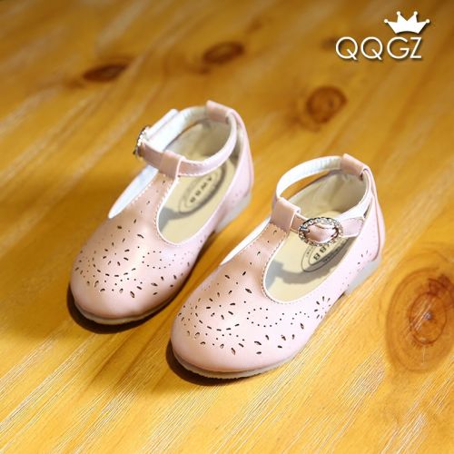 Chaussures enfants ronde creux pour printemps - semelle caoutchouc Ref 1003166