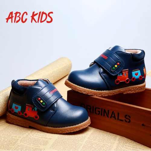 Chaussures enfants en PU ABCKIDS ronde pour hiver - semelle Ref 1003200