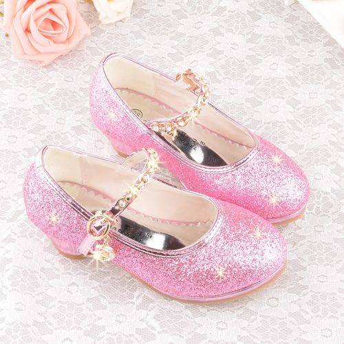 Chaussures enfants ronde avec perles pour printemps - Ref 1003217