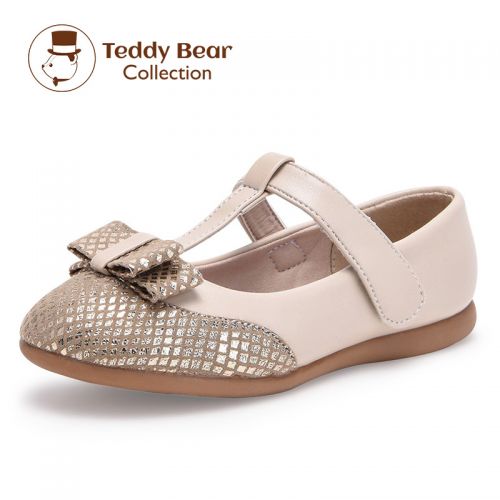 Chaussures enfants en PU ronde paillette pour printemps - semelle TPR Ref 1003230