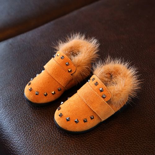 Chaussures enfants ronde avec perles pour printemps - Ref 1003256