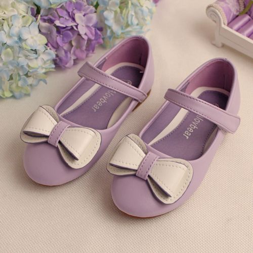 Chaussures enfants en peau de porc ronde pour printemps - Ref 1003267