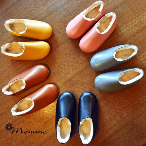 Chaussures enfants en Cuir spatial ronde pour hiver - Ref 1003305