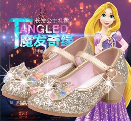 Chaussures enfants ronde paillette pour printemps - Ref 1003687