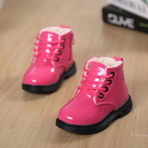 Chaussures enfants en PU PDEP ronde paillette pour hiver - semelle caoutchouc Ref 1003722