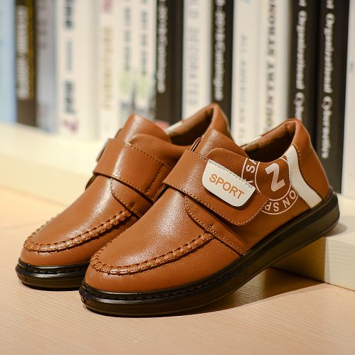 Chaussures enfants en cuir ronde pour printemps - semelle plastique Ref 1003802