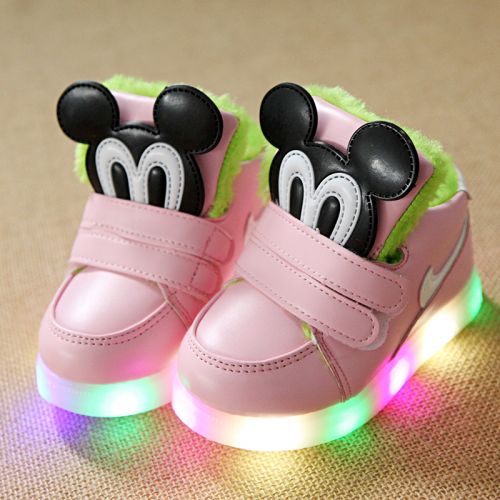 Chaussures enfants en PU ronde pour printemps - semelle caoutchouc naturel Ref 1003977