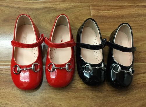 Chaussures enfants en cuir de vache fendu - Ref 1004000