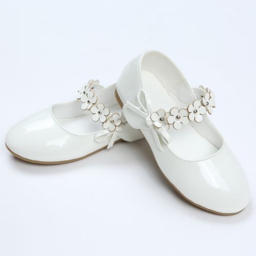 Chaussures enfants en PU ronde pour printemps - semelle caoutchouc antidérapant Ref 1004014