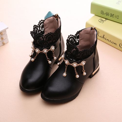 Chaussures enfants en PU pointu pour printemps - semelle caoutchouc Ref 1004094