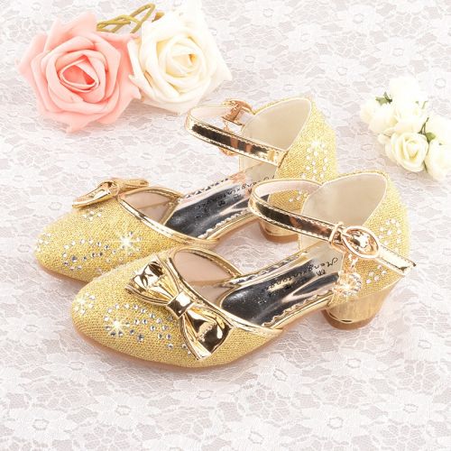 Chaussures enfants ronde avec perles pour printemps - Ref 1004390