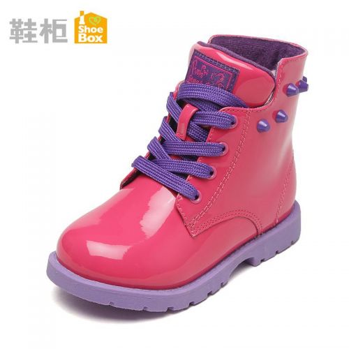 Chaussures enfants en PU PINKII ronde rivet pour hiver - semelle Ref 1004487