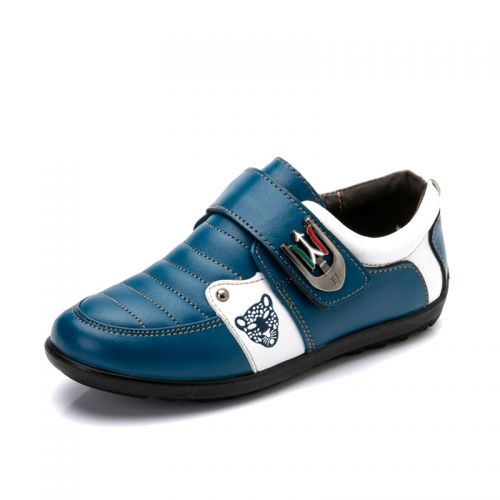 Chaussures enfants en cuir TEDY DOG ronde pour printemps - semelle caoutchouc antidérapant Ref 1004557