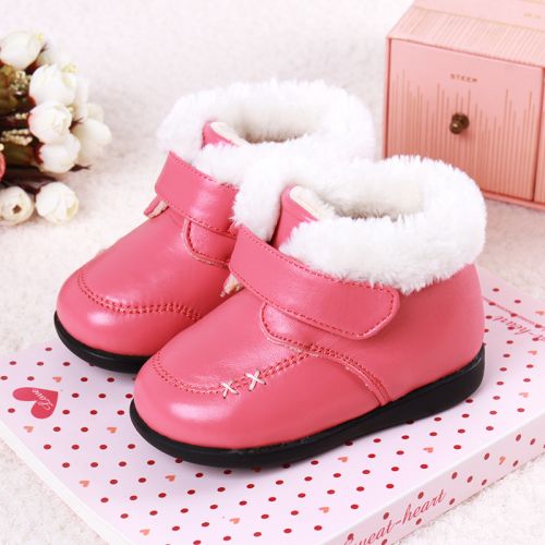 Chaussures enfants en peau de mouton pour hiver - Ref 1004640