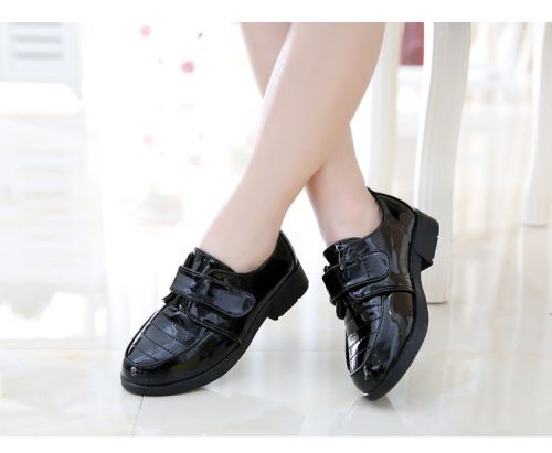 Chaussures enfants en PU BARLERSINE pointu coutures cuir pour Toute saison - semelle caoutchouc Ref 1004683
