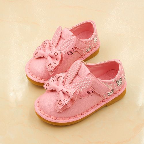 Chaussures enfants en PU ronde creux pour printemps - Ref 1004869