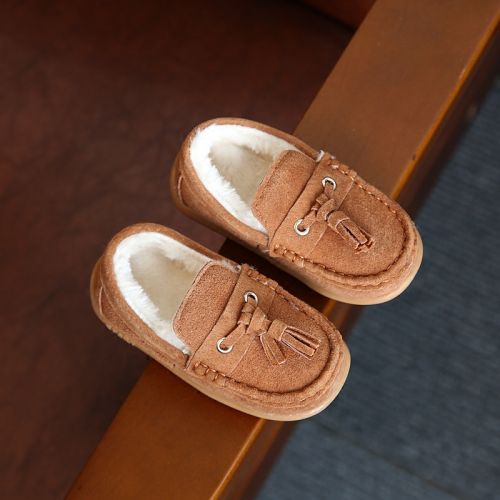 Chaussures enfants en cuir ronde pour hiver - Ref 1004884