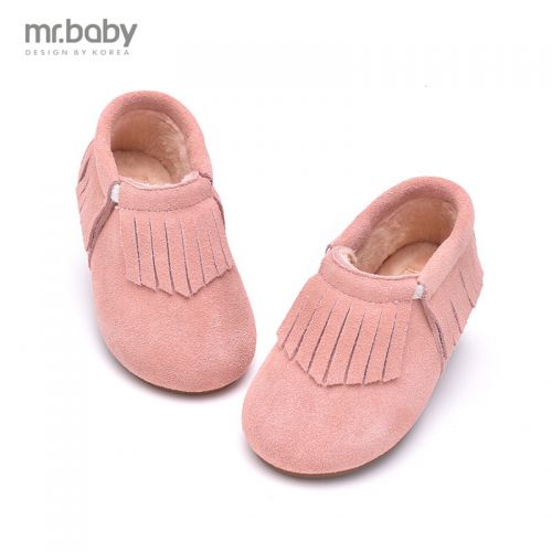 Chaussures enfants MRBABY ronde houppe pour printemps - semelle caoutchouc antidérapant Ref 1004905