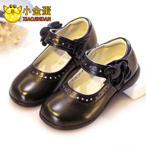 Chaussures enfants en cuir ronde creux pour printemps - Ref 1005108