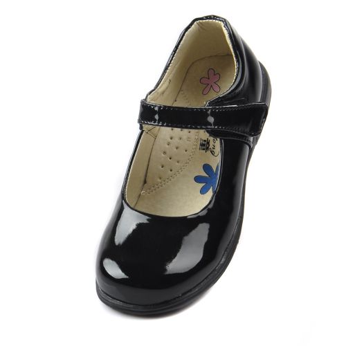 Chaussures enfants en PU ronde coutures cuir pour printemps - semelle caoutchouc Ref 1005280