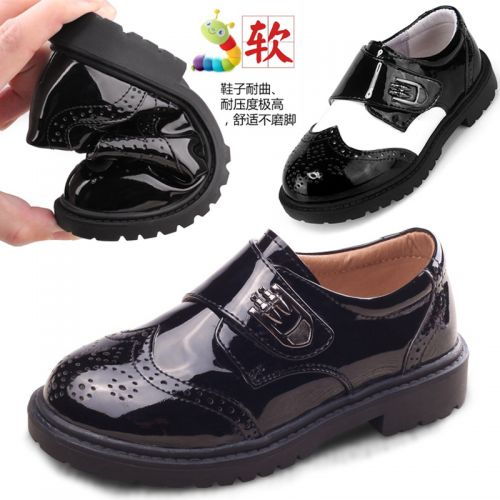 Chaussures enfants en PU LBBB ronde coutures cuir pour Toute saison - semelle caoutchouc Ref 1005335
