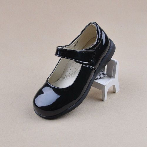 Chaussures enfants en PU ronde coutures cuir pour Toute saison - semelle caoutchouc Ref 1005347