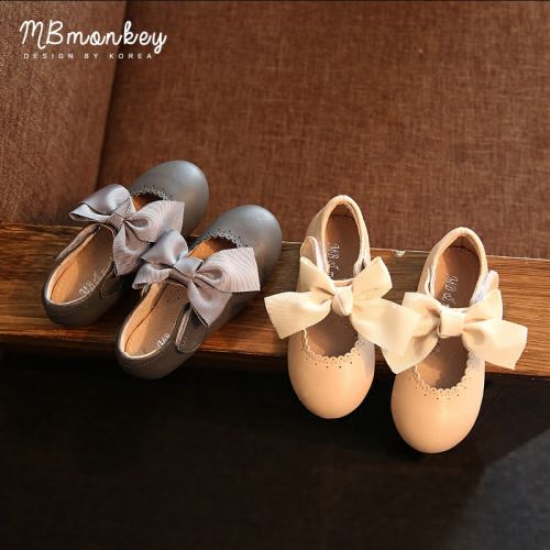 Chaussures enfants en PU MB&AMPMONKEY ronde pour printemps - semelle caoutchouc Ref 1005430