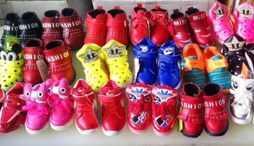 Chaussures enfants ronde pour printemps - semelle caoutchouc Ref 1005469