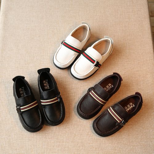 Chaussures enfants en cuir PASIMI ronde métal pour Toute saison - semelle caoutchouc Ref 1005487